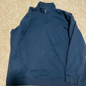 Croft & Barrow Men's Navy Quarter-Zip Pullover